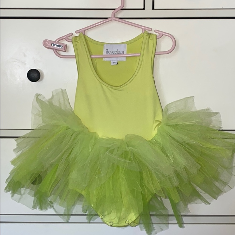 I ❤️ Plum Green Tutu Dress
